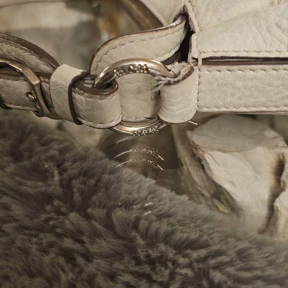 MCM White Leather Hobo Bag - Picture 6 of 15